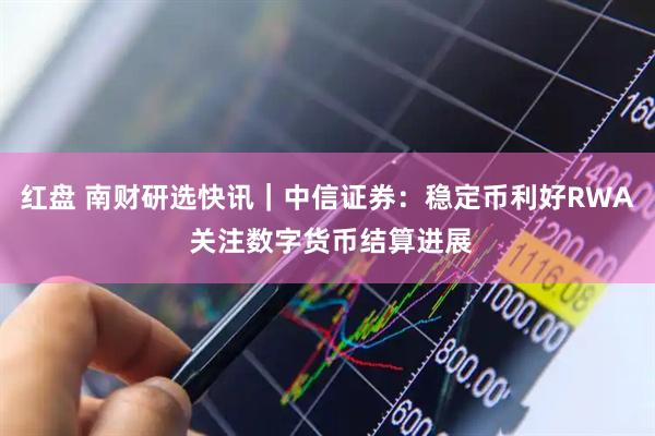红盘 南财研选快讯｜中信证券：稳定币利好RWA 关注数字货币结算进展