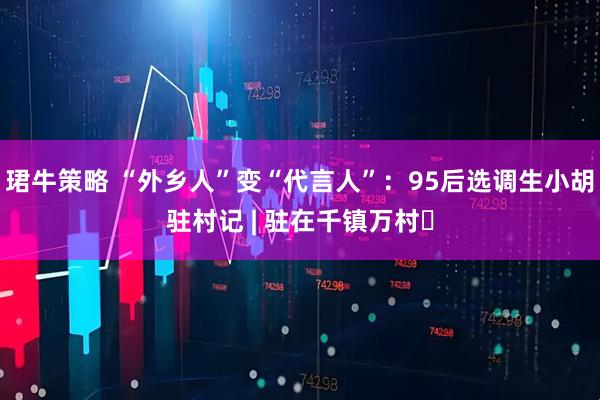 珺牛策略 “外乡人”变“代言人”：95后选调生小胡驻村记 | 驻在千镇万村⑰