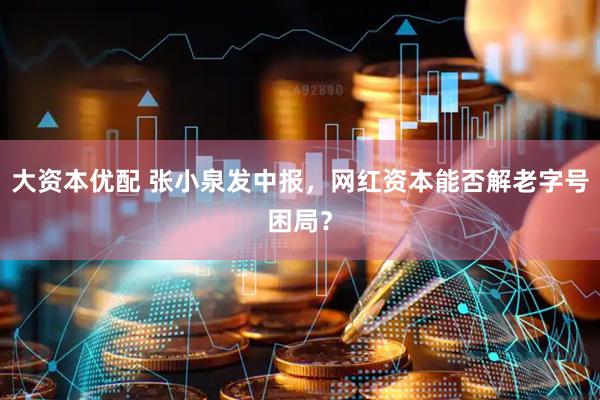 大资本优配 张小泉发中报，网红资本能否解老字号困局？